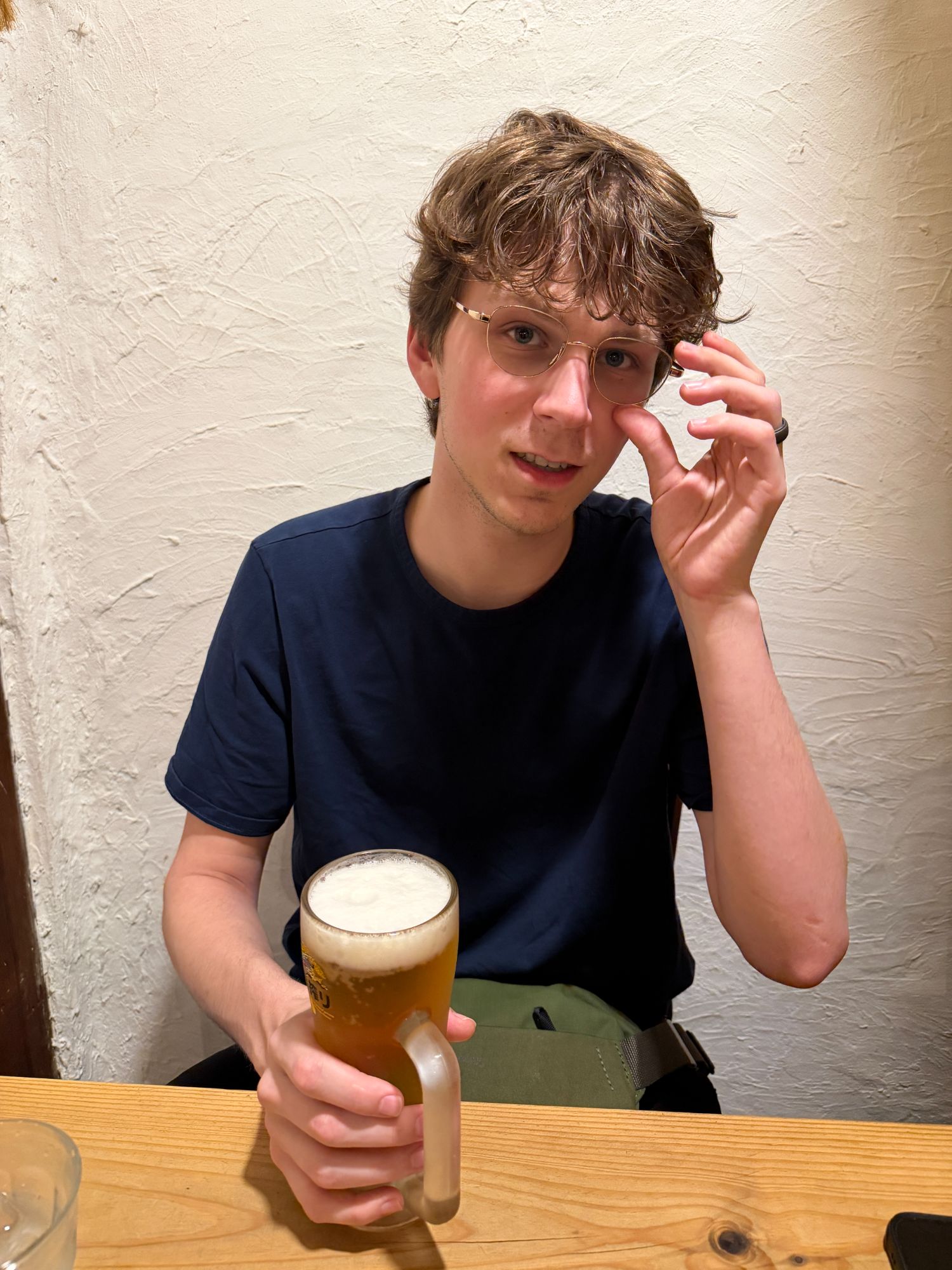 Calvin with his new glasses!