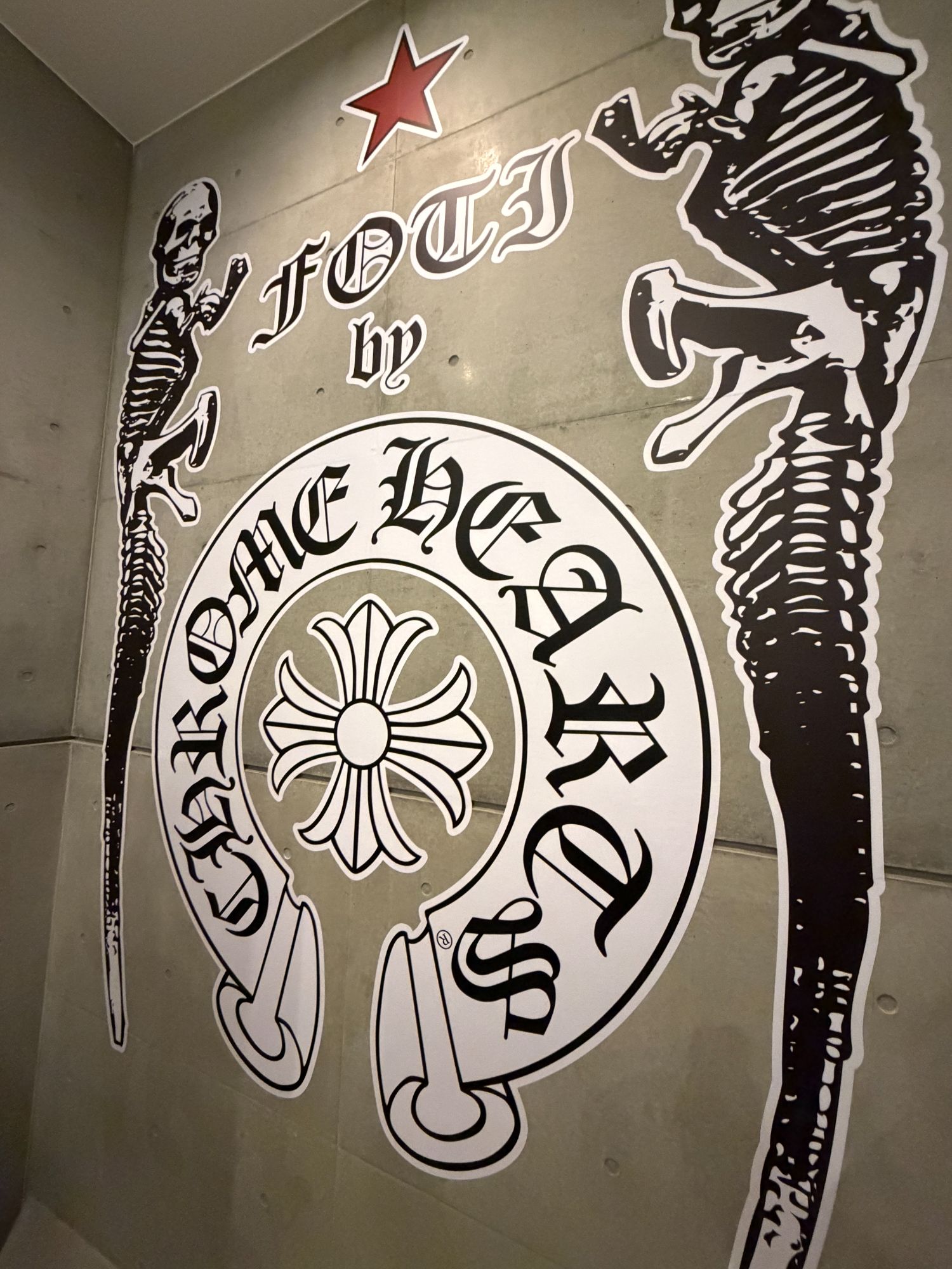 Stairway inside Chrome Hearts